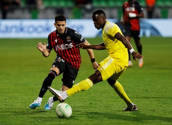Sheriff, con el colombiano Jayder Asprilla todo el partido, perdió 5-0 con M. Tel-Aviv - crédito Patrick Kpozo/Reuters