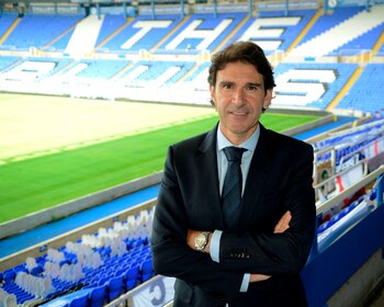 El español Aitor Karanka durante
