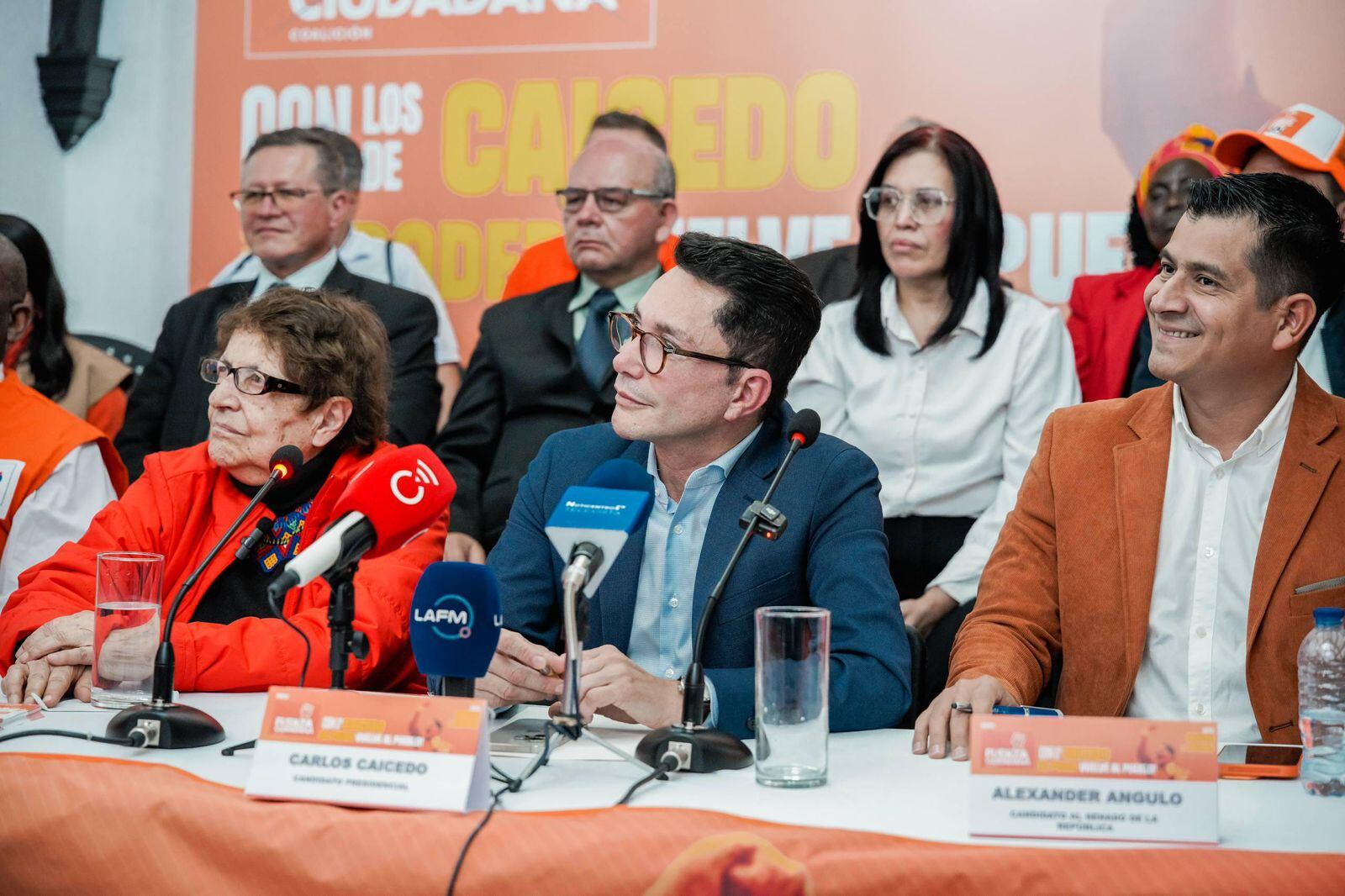 La coalición entre varios partidos ha respaldado a Carlos Caicedo en medio de las denuncias en su contra - crédito Fuerza Ciudadana