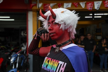 marcha con motivo del Día del Orgullo LGTBI este sábado, en Ciudad de Guatemala