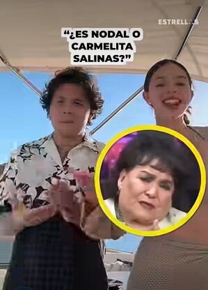 Usuarios en redes destacan la conexión entre el cabello de Christian Nodal y el estilo característico de Carmen Salinas (Redes)