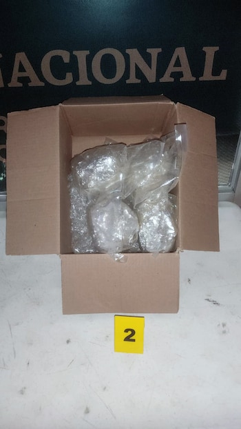 En la primera caja hallaron