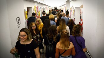 El Centro Cultural Recoleta colmado