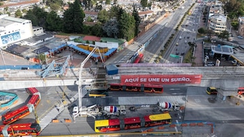 Metro de Bogotá entregó el primer puente ferroviario en la avenida Caracas: conectará Transmilenio y el RegioTram de Occidente