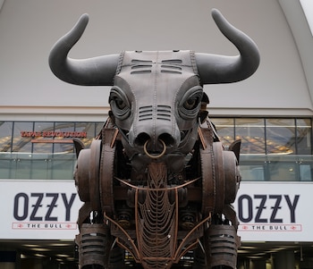 La figura "Ozzy the Bull" estará en el evento. (Instagram)