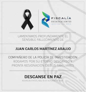 La Fiscalía estatal confirmó la