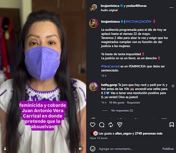 A través de sus redes sociales, María Elena, impulsora de la ley Malena en México, la cual busca castigar los ataques con ácido, dio a conocer que la audiencia programada para el miércoles 20 de mayo, fue pospuesta para el viernes a las 10 de la mañana.