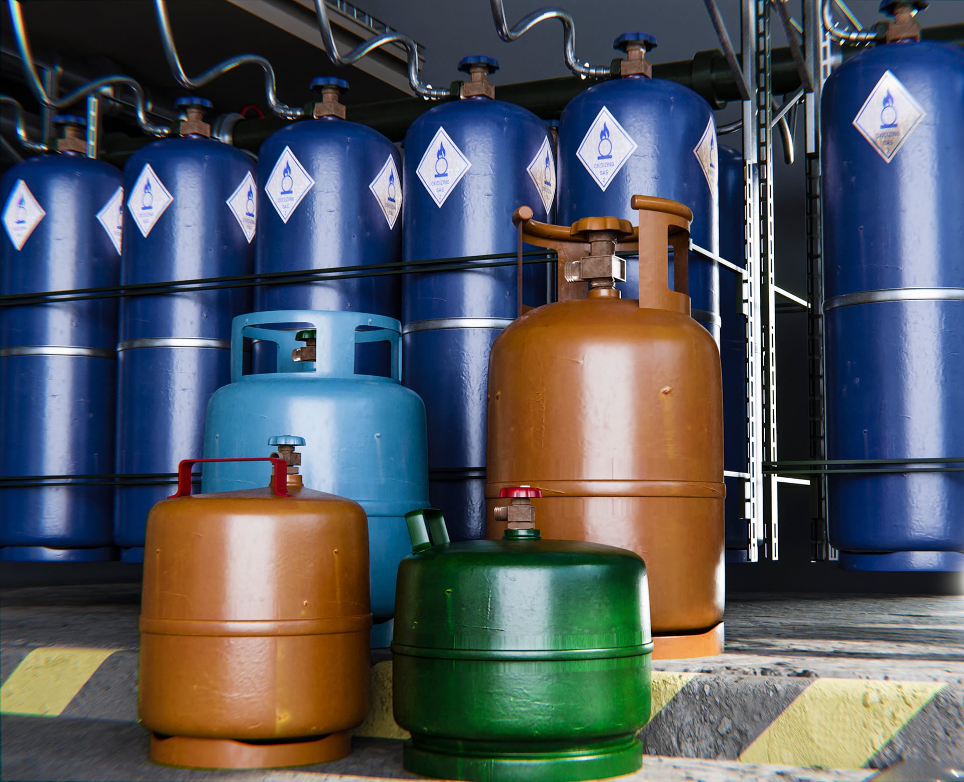 El cilindro de gas de 25 libras subirá de ¢7.071 (USD 15,30) a ¢7.172 (USD 15,51). (Freepik)