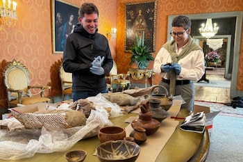 Piezas prehispánicas repatriadas desde Alemania