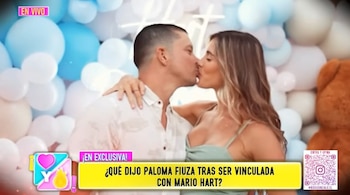 Paloma Fiuza rompe su silencio sobre Mario Hart y descarta problemas con Korina. Captura: Amor y Fuego.