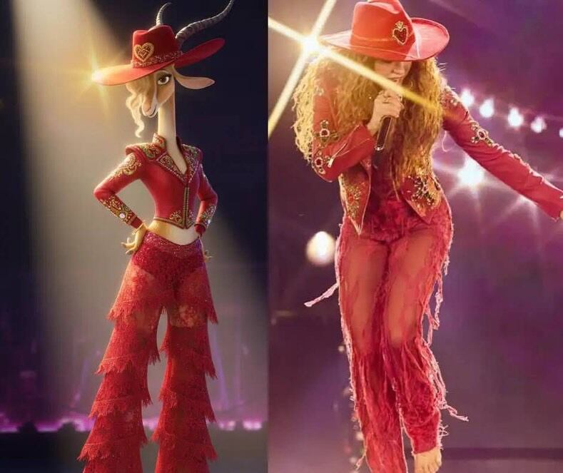 Shakira presumió a Gazelle con algunos atuendos de su gira mundial - crédito Shakira/Instagram