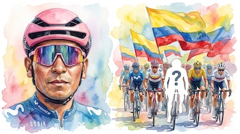 El retiro de Nairo Quintana reabre el debate sobre el futuro del ciclismo colombiano y la formación de nuevas figuras para competir en Europa -crédito Visuales IA