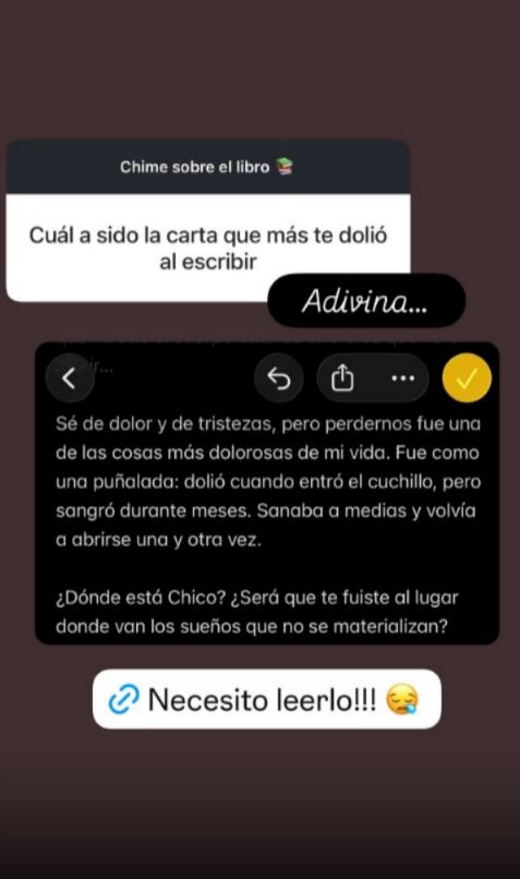 La barranquillera habló de la carta que más le dolió escribir para su libro - crédito @aidavictoriam/ Instagram