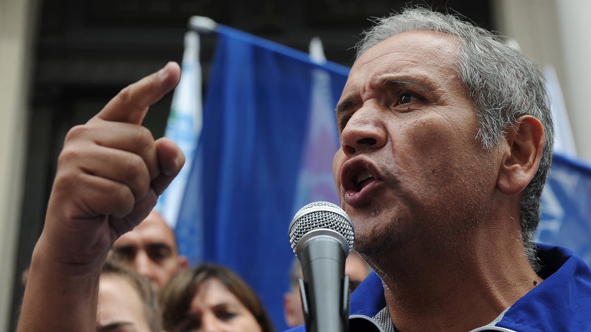 El secretario general de la Asociación Bancaria (AB), Sergio Palazzo