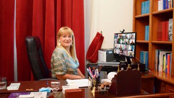 Ángela Vivanco, ministra vocera de