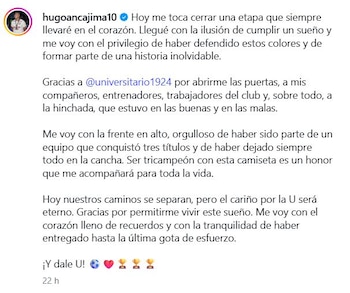 Hugo Ancajima – Universidade de Esportes – Juan Pablo II – Liga 1 – 2 de julho