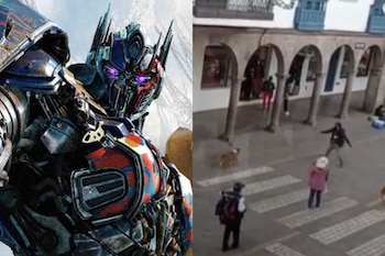 Dos perros burlaron la seguridad en rodaje de Transformers. (Foto: Paramount Pictures/ El Comercio)