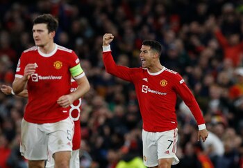 Cristiano viene de marcar el