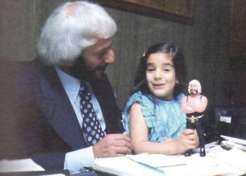 Paulina con uno de los