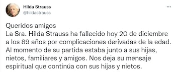 A través de un trino