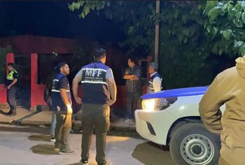 La pareja fue trasladada primero