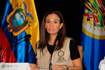 La jefa de la misión