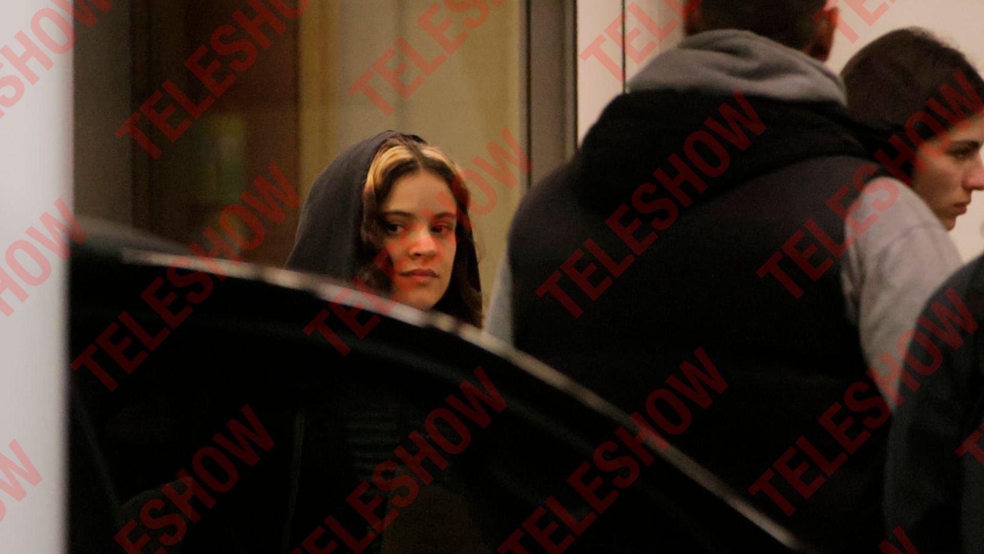 Rosalía llegó a Buenos Aires en medio de un fuerte operativo de seguridad