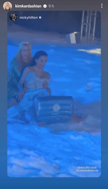 Kim Kardashian disfrutó de un