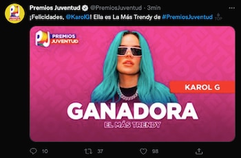 Karol G se llevó el