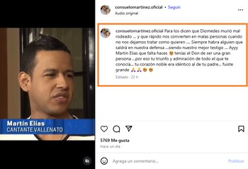 Consuelo Martínez reaccionó a las