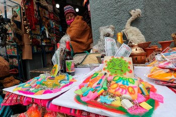 Vista de una ofrenda a