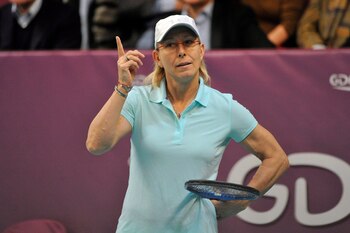 La tenista estadounidense Martina Navratilova. EFE/Stephane Reix/Archivo