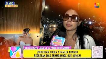 Pamela Franco frena rumores de compromiso y lanza contundente mensaje a Christian Cueva. Captura: Amor y Fuego.