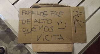 El cartón que dejó el