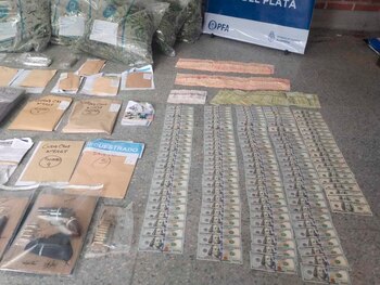 Los dólares incautados a la