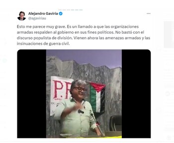 Alejandro Gaviria calificó el discurso