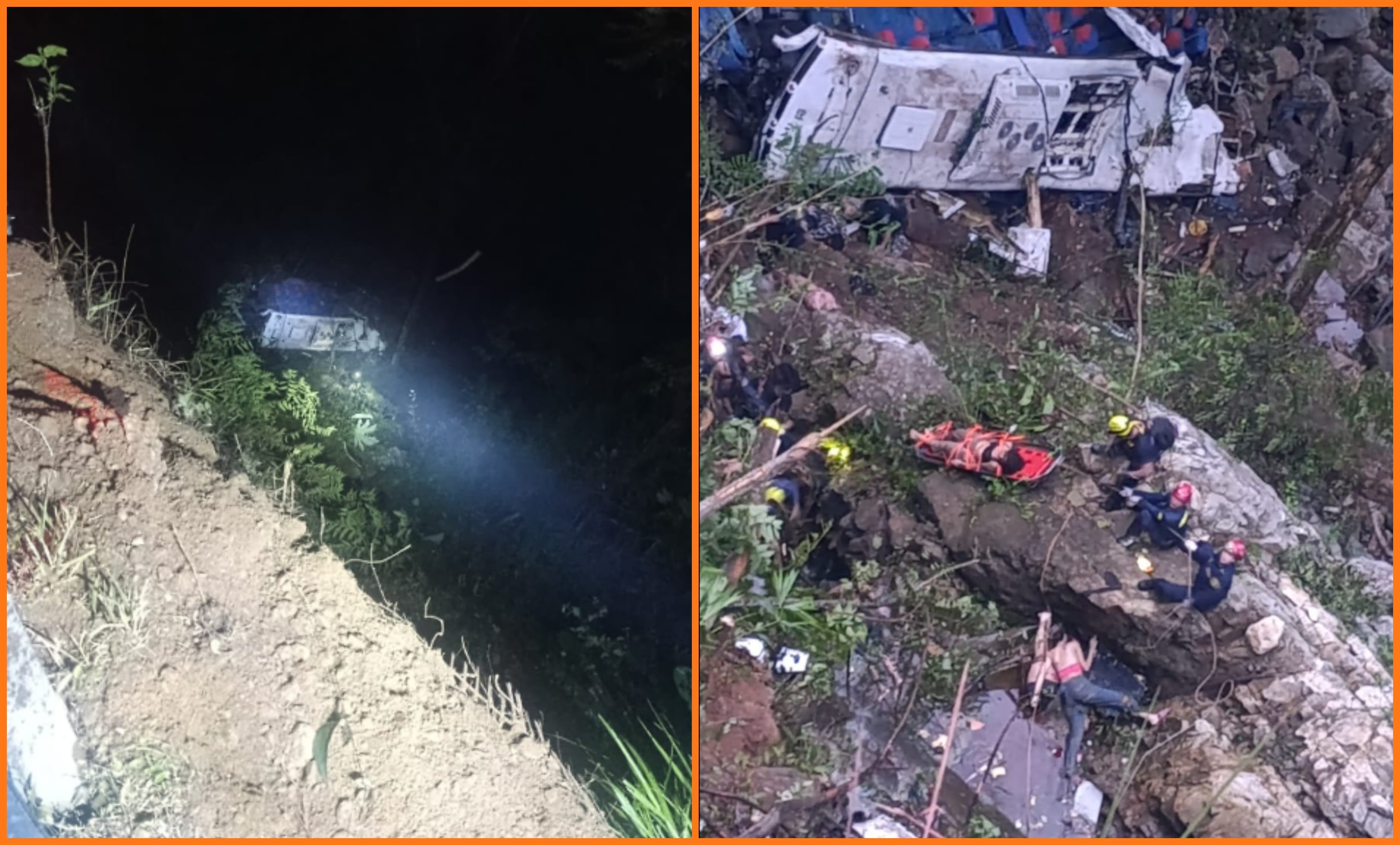 El accidente ocurrió en horas de la madrugada en la vía que conecta los municipios de Segovia y Remedios, en Antioquia - crédito red social X