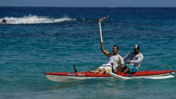 Torch Hits Edge of Americas