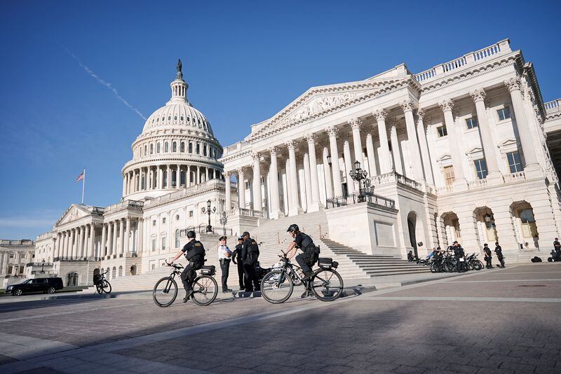 FOTO DE ARCHIVO. Una vista muestra el Capitolio de EEUU, el día de una reunión a puerta cerrada de la Conferencia Republicana de la Cámara de Representantes en el Capitolio en Washington DC, EEUU. 20 de mayo de 2025 (REUTERS/Ken Cedeno)