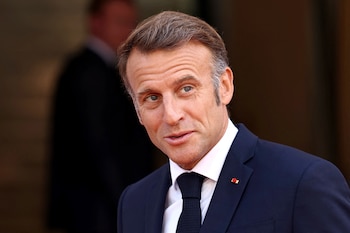 El presidente de Francia, Emmanuel