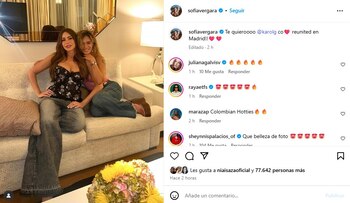 La actriz, por su parte,