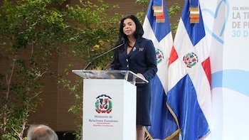 La procuradora general pide visibilizar a las víctimas mientras avanza una ley de protección en el Congreso (Foto cortesía Ministerio de Relaciones Exteriores)