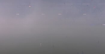 Neblina en Once Caldas vs. América
