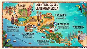 De ticos y catrachos a chapines y guanacos: el sorprendente viaje de los gentilicios que forjaron la identidad de Centroamérica