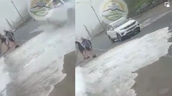 Fotos y videos del sorpresivo