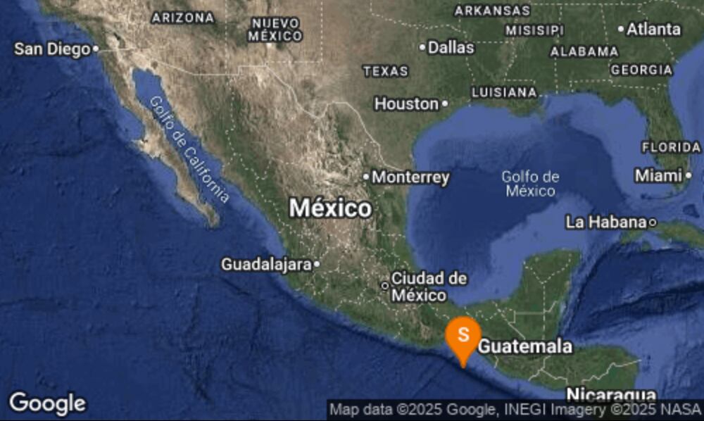 (X: Sismologico Nacional)