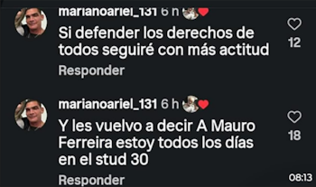 Amenaza barras de River en el Hipódromo
