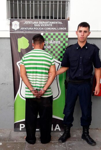 Sergio Ramón Oliveira, de 22 años, detenido por el crimen