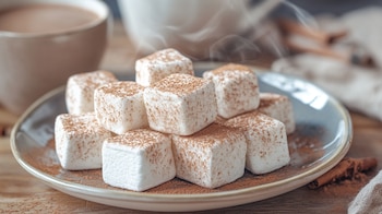 Bombones de proteína con canela,