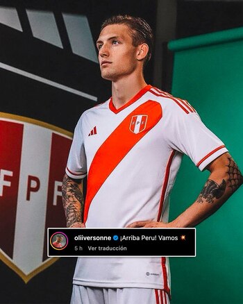 Oliver Sonne compartió un mensaje